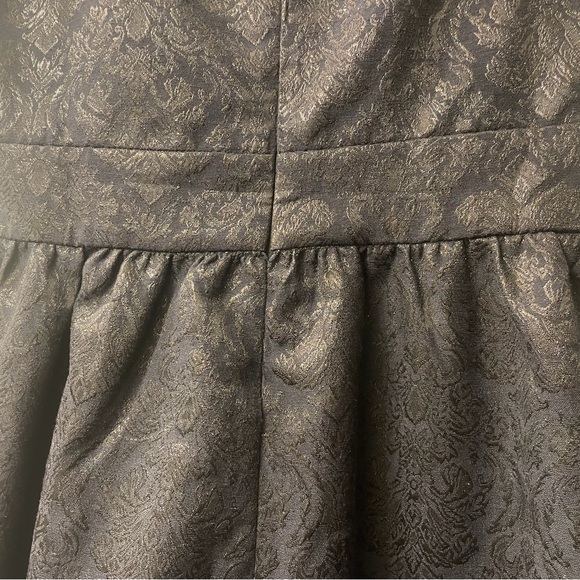 Francesca's Collection Navy Metallic Party / Holiday Dress - Picture 6 of 10